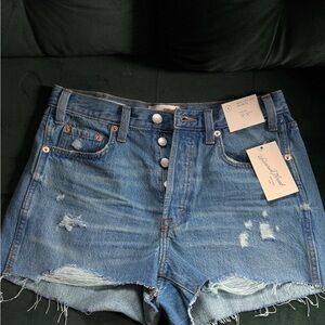 Universal Thread Distressed Blue Jean Shorts
